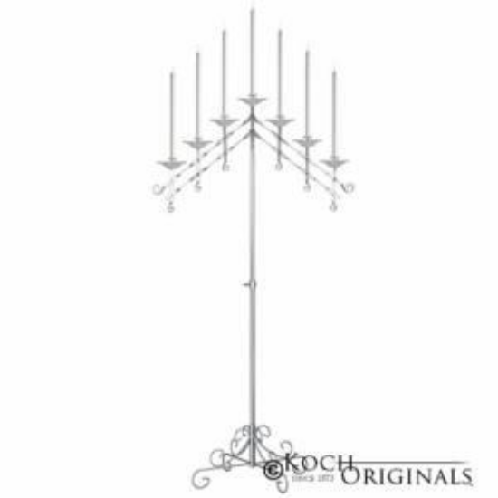 Picture of NICKEL 7 LIGHT CANDLEABRA