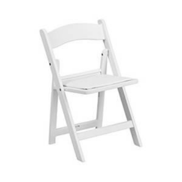 Picture of WHITE RESIN PADDED CHAIR
