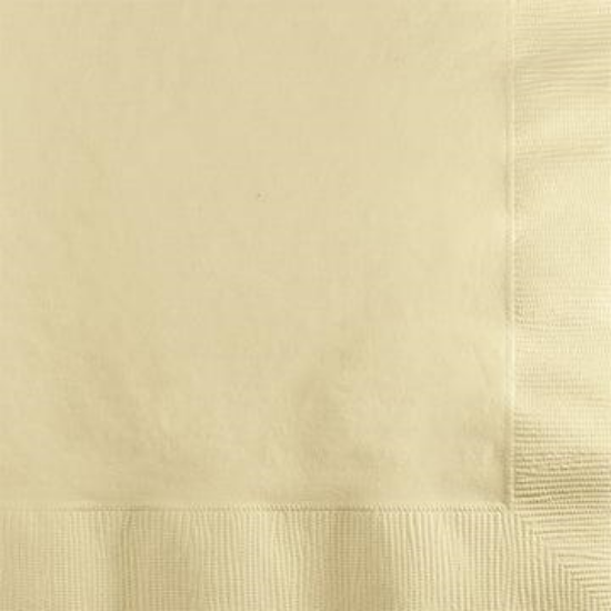 Picture of BEVERAGE NAPKINS IVORY