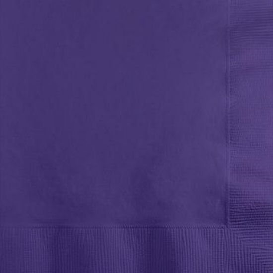 Picture of BEVERAGE NAPKINS PURPLE