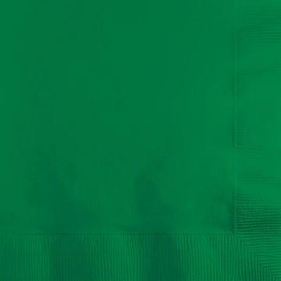 Picture of BEVERAGE NAPKINS EMERALD GREEN