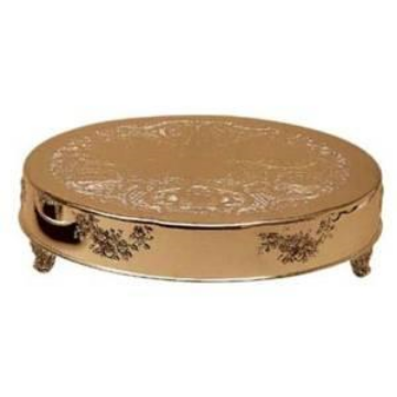 Picture of CAKE STAND GOLD PLATEAU 18"