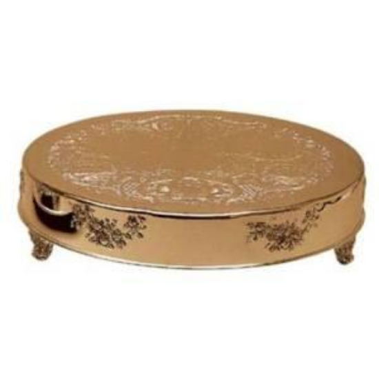 Picture of CAKE STAND GOLD PLATEAU 18"