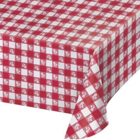 Picture of TABLECOVER RED GINGHAM