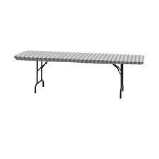 Picture of STAYPUT 8' GRAY & WHITE CHECK