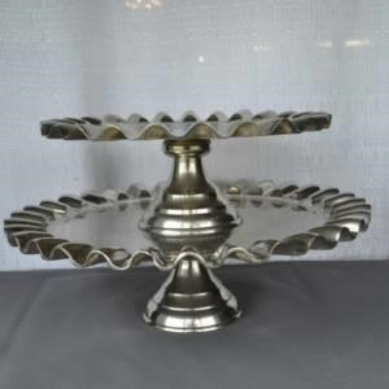 Picture of CAKE STAND RIBBON 10"
