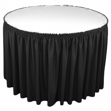Picture of TABLE SKIRT 10FT BLACK