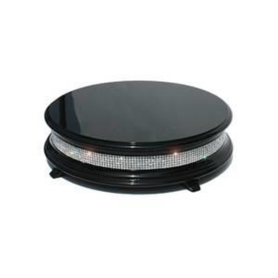 Picture of CAKE STAND DIAMOND MAHOGANY RD 14"