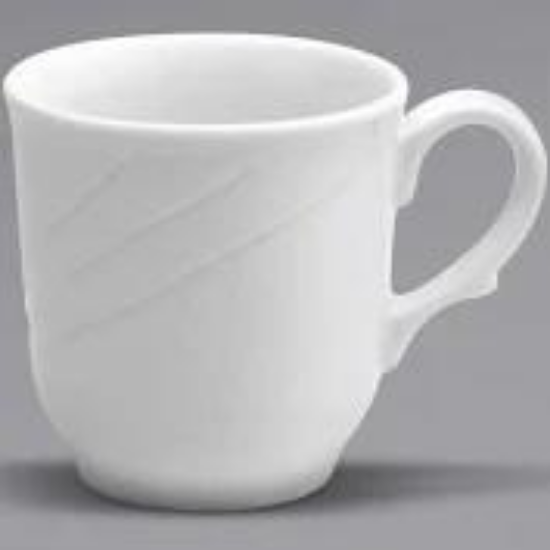 Picture of WHITE SWIRL COFFEE CUP
