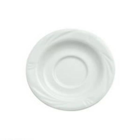 Picture of WHITE SWIRL COFFEE SAUCER