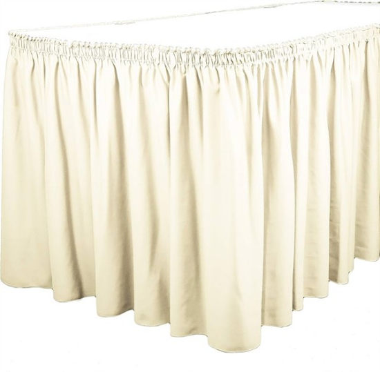Picture of TABLE SKIRT 10FT IVORY