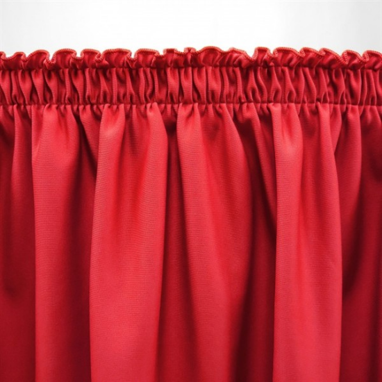 Picture of TABLE SKIRT 10FT RED