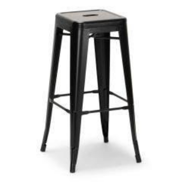 Picture of BARSTOOL BLACK METAL
