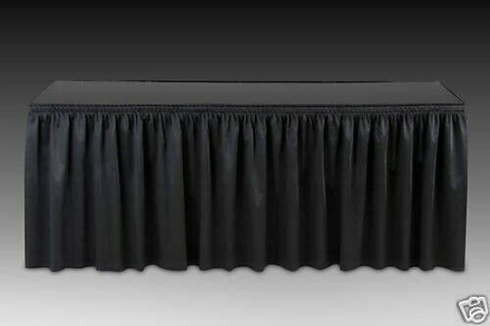 Picture of TABLE SKIRT 17FT BLACK