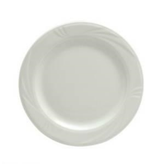 Picture of WHITE SWIRL SALAD PLATE